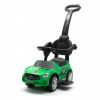 BABY MIX Detské odrážadlo so zvukom a vodiacou tyčou Baby Mix RACER zelené