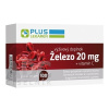 PLUS LEKÁREŇ Železo 20 mg + vitamín C tbl 1x100 ks