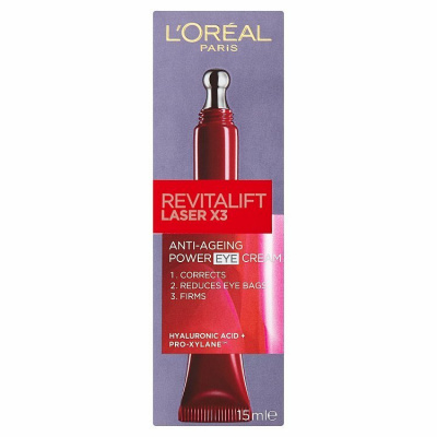 L'Oréal Revitalift Laser X3 Renew očný krém proti vráskam 15 ml