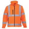 Portwest S428 HI-VIS Reflexná softshellová bunda XS, Fluorescenčno oranžová