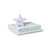 INTERBABY | SET Deka extra mäkká guličky + lampička HVIEZDA - zelená