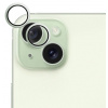 Epico hliníkové ochranné sklo na čočky fotoaparátu pro iPhone 15 / 15 Plus - zelená 81112151500001