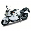 Welly Motocykel BMW K1300S model 1:10 biely