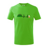 EKG z hôr na pivo - Tričko detské bavlnené - 146 cm/10 rokov ( Apple Green )