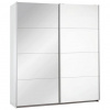 MID.YOU BIELA SKRIŇA SO ZRKADLOM, biela, 181/210/62 cm - Skrine - 000380104302