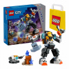 LEGO City 60428 Space Mech + Papierová taška LEGO 6315786 žltá 24x8x18 cm (LEGO City – Vesmírny mech (60428))