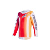 ALPINESTARS dres FLUID PORTL YOUTH, ALPINESTARS, detské (červená/oranžová/světle šedá) 2026 - M