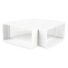 VENTS koleno plastové ploché 90° horizontálne 60 x 204 mm