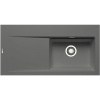 Granitový drez Pyramis Tekton 510x1000 mm RH sivý