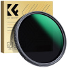K&F 72MM ND2-ND400 Variable Filter (1-9 Stop), 24 Layers of Nano-coating, Nano-D Series K&F Concept