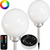 Solárne svietidlá - Záhrada LED RGB LED SOLAR KULACKO 20CM pilot (Solárne svietidlá - Záhrada LED RGB LED SOLAR KULACKO 20CM pilot)