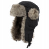 Zimná čiapka je čierna uszatka 60 (W158C Winter Hat Uszatka impregnovaný R.60)