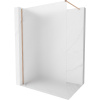 Mexen, Mexen Kioto-X sprchová stena 70 x 200 cm, matná 10 mm, brúsená meď - 800-070-101-65-30-X