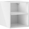 Mexen Box-A otvorená skrinka s poličkou 40 cm, biely lesk - 91AX2-0400-470-0-00