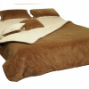 Perina, paplón - Cait Golden podrast 200 x 135 cm (Camel Classic 135x200 vlnená prikrývka s vankúšom)