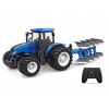 DIAĽKOVO OVLÁDANÝ TRAKTOR S PLUHOM, SVETLÁ, KOV
