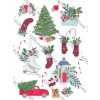 Artemio Transférové vianočné nálepky A5 Christmas Time