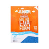 JUNIOR Jolly Foam Sticky Glitter, dekoračná pena A4 2mm glitter modrá, samolepiaca (10ks)