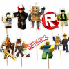 TOPPER PIKERY NA TORT OZDOBNÉ DEKORÁCIA SADA - ROBLOX HRY BLOX 10ks