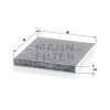 Mann-Filter CUK 23 009 Filtrácia, vetranie priestoru pre cestujúcich
