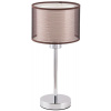 Rabalux Anastasia stolová lampa 1x60 W chrómová-hnedá 2631