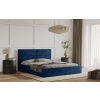 Posteľ WASTO 180x200 modrá s úložným priestorom
