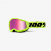 Okuliare 100 % Strata 2 Junior Neon Yellow mirror