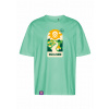 CEJ24 t-shirt RISE & SHINE dusty mint OVERSIZED - XL