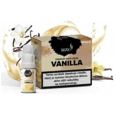 E-liquid Way To Vape Vanilla 4x10ml Obsah nikotinu: 6 mg