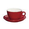 Porcelánový šálek na Cappuccino ROMA červený 100 ml - CILIO Solingen (Cappuccino šálek červený 10 cl - CILIO Solingen)