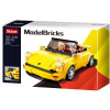Stavebnica Sluban Model Bricks M38-B1097 Nemecký žltý športový automobil (M38-B1097)
