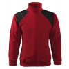 Fleece mikina unisex Malfini® Jacket Hi-Q 506 marlboro červená veľ. 2XL