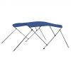 zahrada-XL Strieška Bimini s 3 oblúkmi, modrá 183x180x137 cm 92365