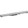 HANSGROHE RainDrain Match vrchná sada sprchového žľabu 80 cm, s výškovo nastaviteľným rámom, oceľ nerezová kartáčovaná, 56038800