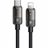 Kábel McDodo USB typ C - Apple Lightning 1,8 m čierny