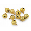 Kraftika 10ks zlaté kovové zvončeky 12mm, kovové zvončeky
