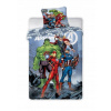 Posteľná sada Tom Textil 33f 160 x 200 cm viacfarebná (Posteľná bielizeň 160x200 Avengers Hulk Iron Man Marvel 33f)