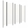vidaXL so 6 panelmi krémovo biely 300 x 180 cm