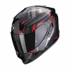 Moto přilba SCORPION EXO-1400 EVO AIR SHELL černo/červená - Velikost XS