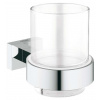 Grohe Essentials Cube Pohárik s držiakom, chróm 40755001-GR