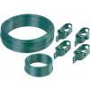 Strend Pro Garden 431054 Sada drôtov , na pletivo Pwire.mc PVC, napínací L-100 m a viazací L-25 m drôt, 4x napínač