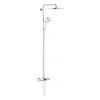 Grohe Rainshower SmartActive - Sprchový set 310 s vaňovým termostatom na stenu, 9,5 l/min, 3 prúdy, chróm 26657000