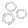 Lovetoy Beaded Cockring Set Clear
