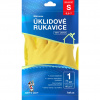 Barvy a laky Hostivař BALhome latexové upratovacie rukavice, žlté, veľkosť S