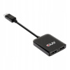CLUB3D CSV-7200 televízny rozbočovač DisplayPort 2x DisplayPort