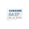 Samsung EVO Plus/micro SDXC/64GB/UHS-I U1 / Class 10/+ Adaptér/Bílá (MB-MC64SA/EU)