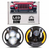 JEEP WRANGLER JL 2018+ PREDNÉ LED SVETLÁ 7'' 80W 6000 LÚMENOV