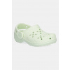 Šľapky Crocs CLASSIC FLORAL CUT OUT CLOG KIDS zelená farba, 210944 210944.CROCS.CLASSIC.FL EUR 23/24