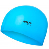 Plavecká čiapka Silikónová Nils Aqua modrá