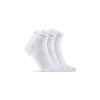 Funkční ponožky CRAFT CORE Dry Mid 5-pack - bílá Velikost: 40-42